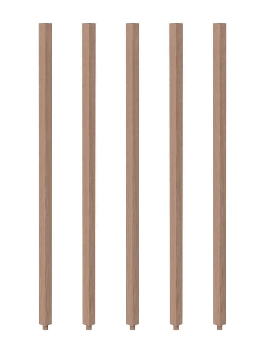 Square Craftsman Wood Baluster by iProStep