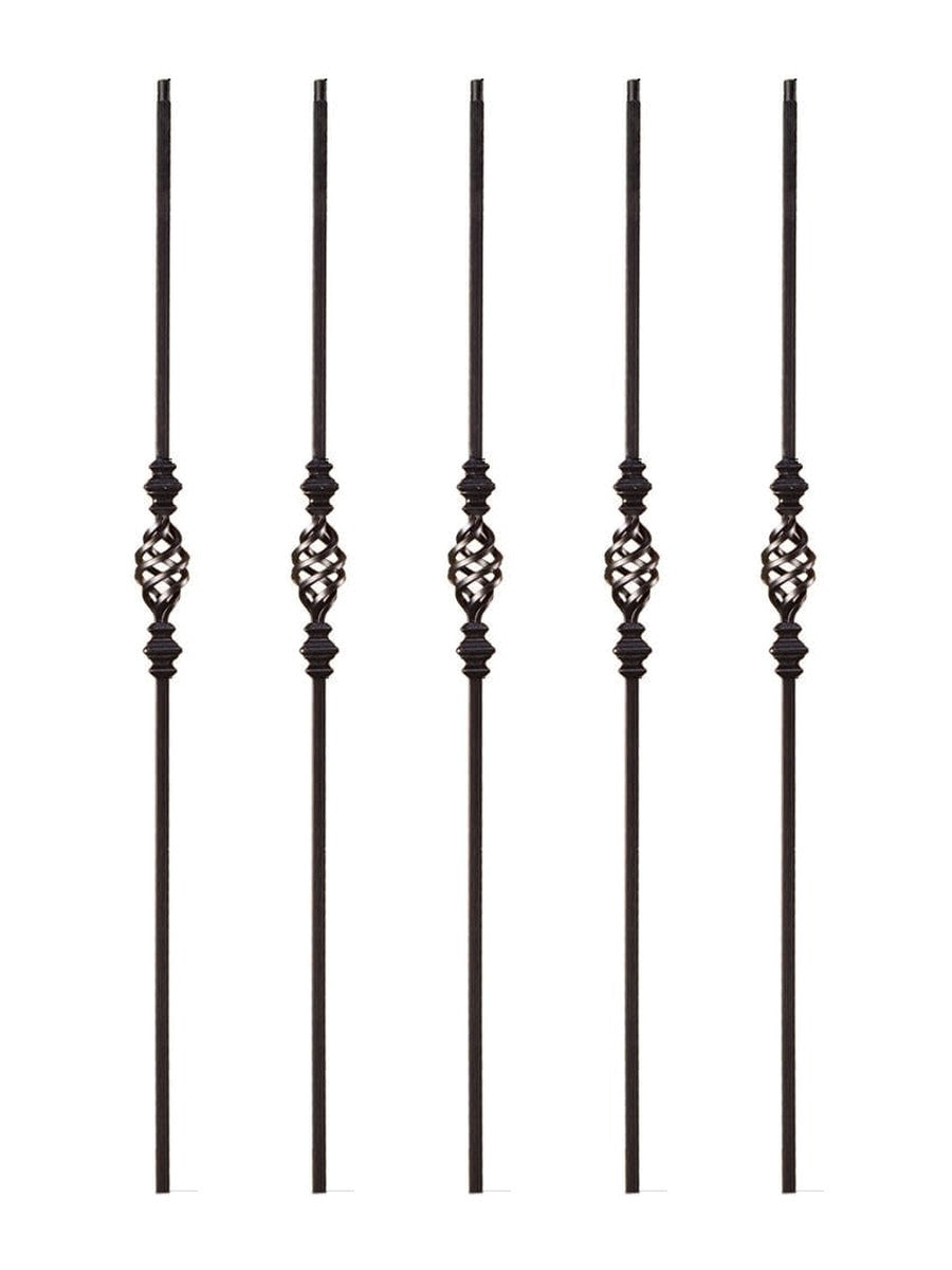 Single Basket Iron Baluster – Smooth Bar by iProStep