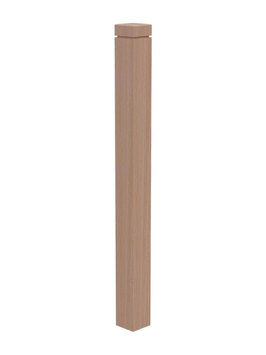 Square Newel Post with Dado Cap by iProStep