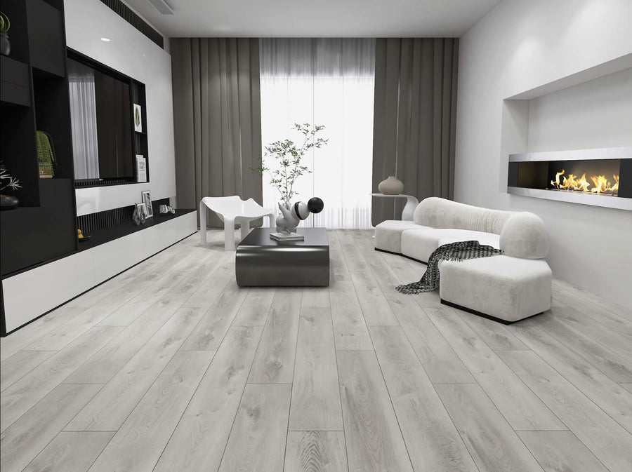 Homelike AA flooring in a furnished room
