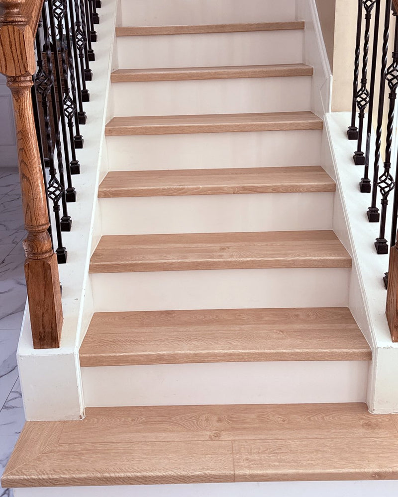 Staircase after refresh, Alpharetta, GA