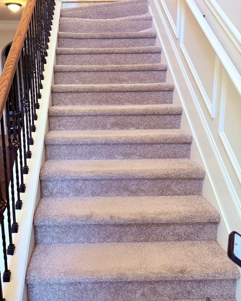 Staircase before refresh, Fairburn, GA