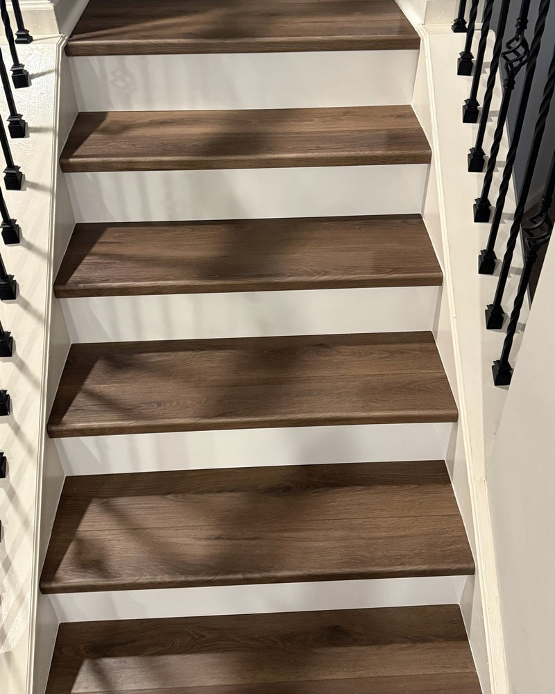 Staircase after refresh, Stonecrest, GA