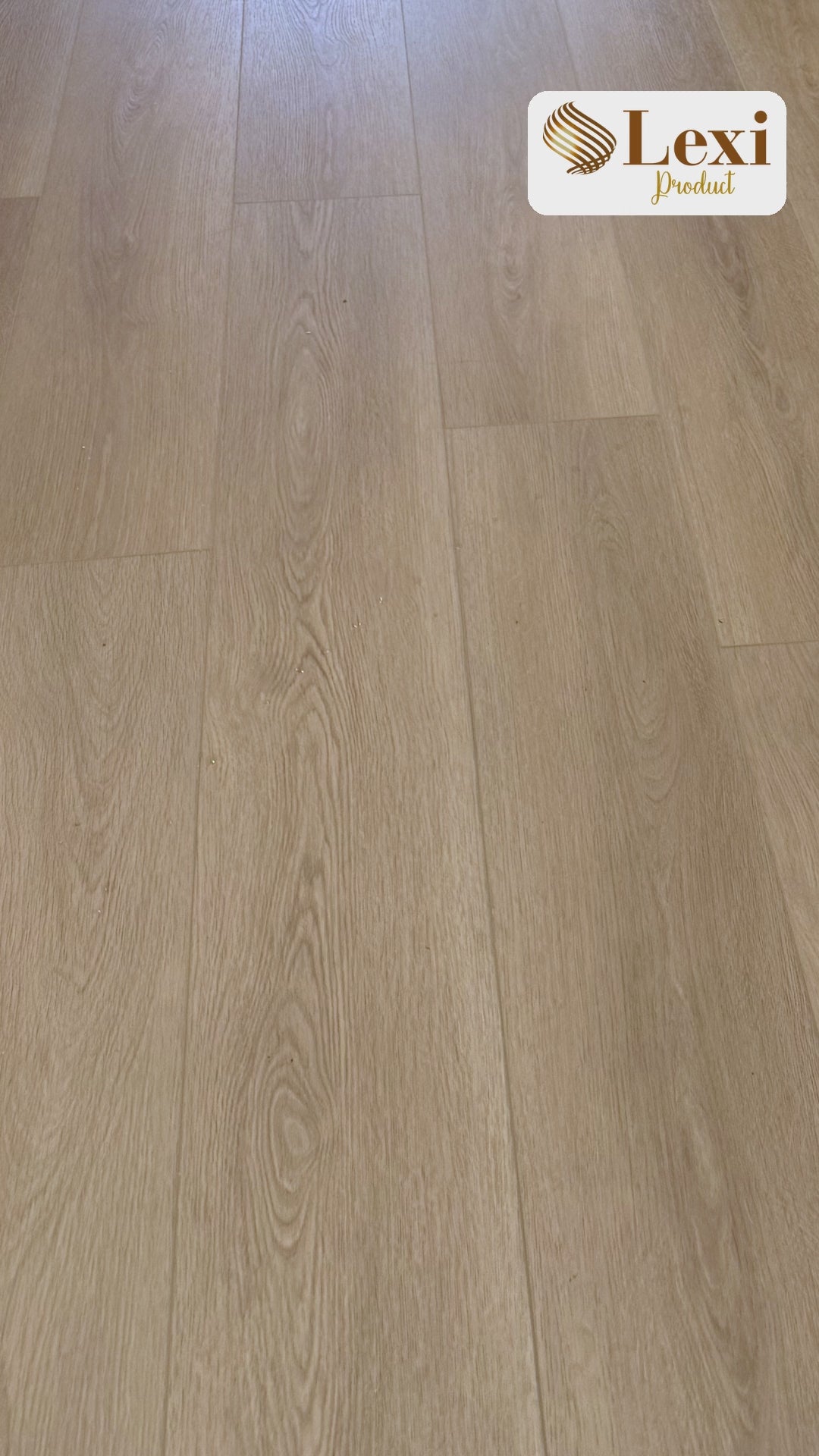 Lexi NYF Golden Brown color showcase, installed floors