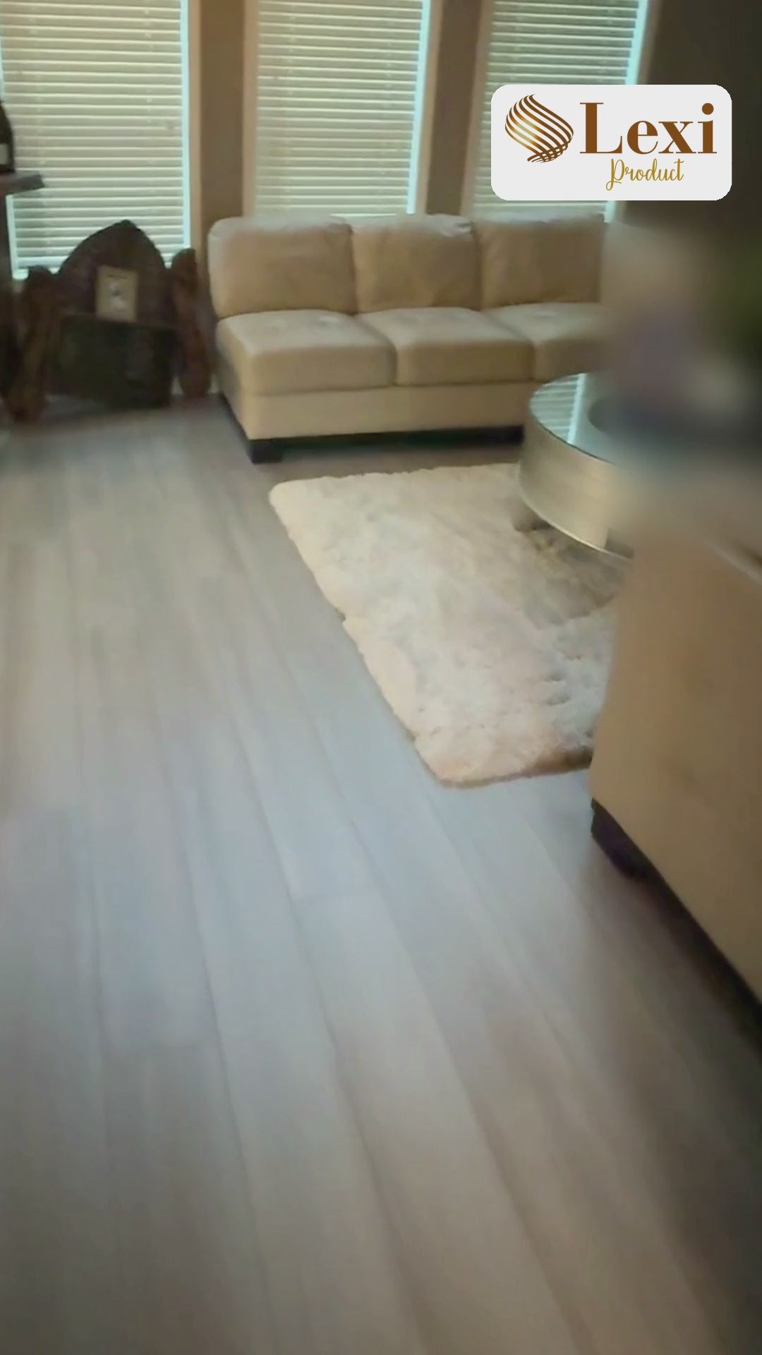 Lexi Iris Macaroon installed floors and stairs, Stone Mountain project